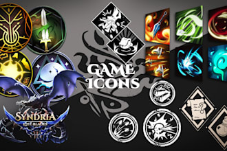design game icons and illustrations