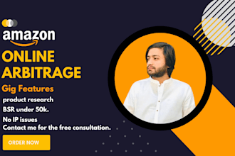 be your amazon fba product researcher for online arbitrage