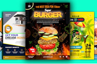 design professional flyers and trifold brochures