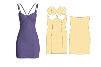 garments sewing pattern maker and apparel fashion designer