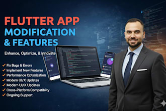 expert flutter app modification and feature implementation