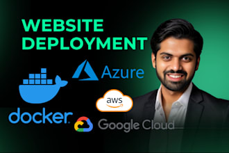 deploy web app to vps aws azure google cloud docker nginx