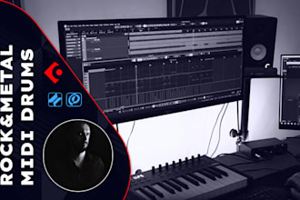 write midi drums for your metal or rock band