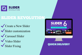 create or fix wordpress slider using revolution slider