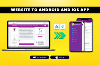 convert website to android app and upload to your store