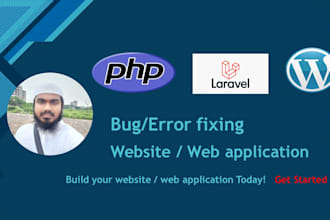 be your PHP or larvel developer