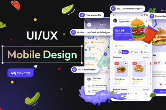 design UI UX for mobile app with figma