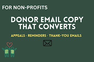 write donor emails and fundraising campaign copy that converts