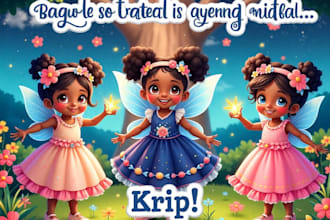 design children book illustration and cover children story book illustration