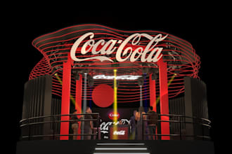 design your exhibition booth, stall, kiosk stand