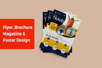 design professional flyer, brochure for your business