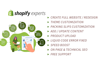 redesign your shopify store or fix issues