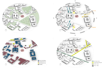 create site analysis diagrams in building and urban scale