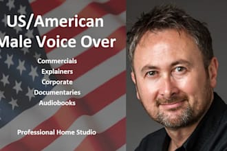 record a professional american english voiceover