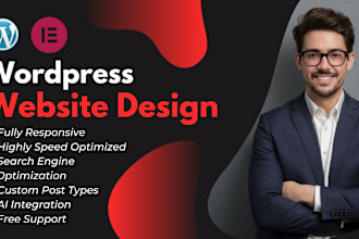 design,redesign,revamp,clone,build,modren responsive wordpress website in 9 hour
