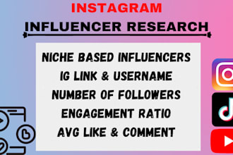 find best instagram influencers for your niche