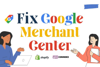 set up google merchant center and fix suspension or errors