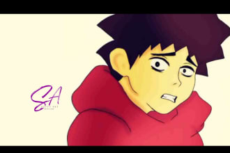 color your illustrations, webtoon, manga and comics