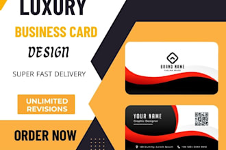 do unique minimalist and luxury business card design