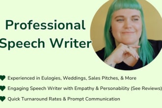 write your speech for weddings funerals and other events