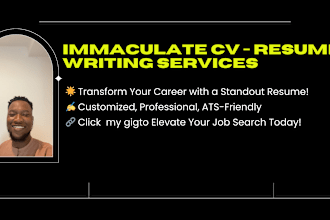 professionally write your resume, cover letter and linkedin profile