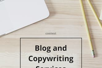 offer copywriting for blogs and websites