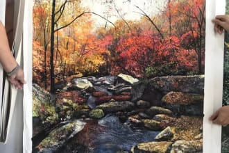 large oil painting suitable for home decoration