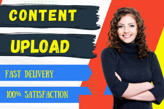 content upload, products, recipies and blogpost on wordpress