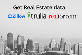 scrape data from zillow realtor trulia