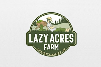 design agriculture,farm,garden,lawn care,landscape logo