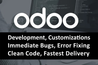 develop, customize and maintain your odoo modules