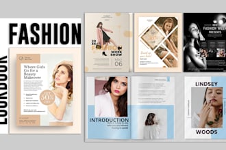 design fashion lookbook, product catalog, catalogue, linesheet, brochure, flyer