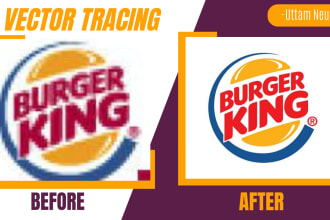 do vector tracing, raster to vector, redraw and recreate your logo