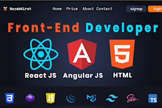 be your reactjs, angularjs or html developer