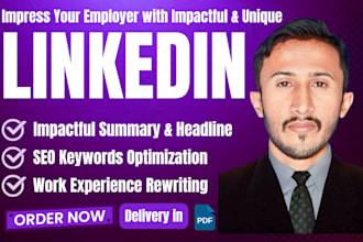 do linkedin profile optimization and help you get noticed
