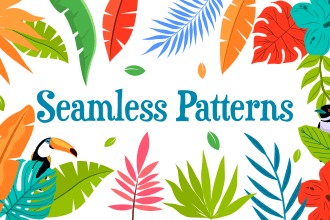 design seamless vector patterns for anything