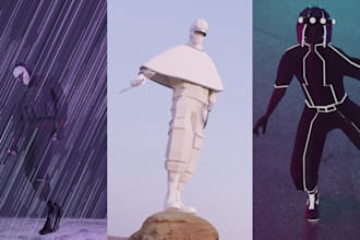 make a low poly 3d character for games