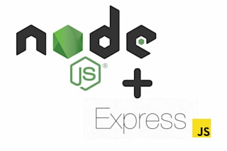 develop secure backend system using nodejs express and database integration