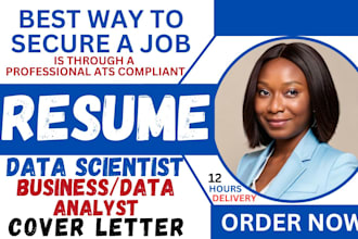 write data science resume, data analyst, data analytics, business analyst cv