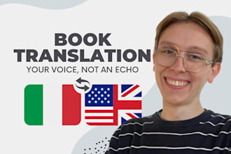 professionally translate your book as a native speaker