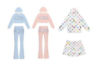 design trendy graphics or patterns for your clothing brand