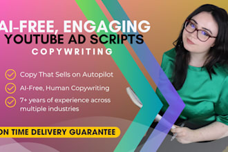 write high conversion youtube ad scripts in copywriting