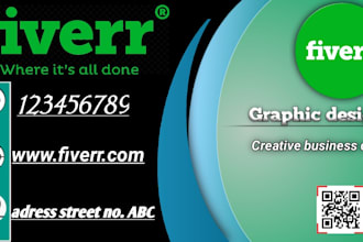 design creative business card for your business