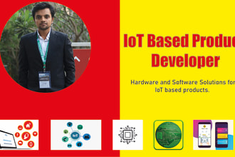 develop iot based project by using esp32, arduino, stm32 or raspberry pi