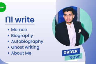 write your memoir, biography, autobiography, ghostwriting, non fiction, about me