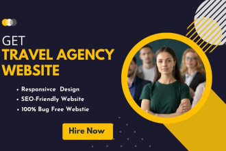 design your travel agency wordpress website