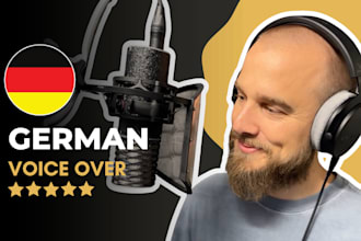 record a professional german voice over