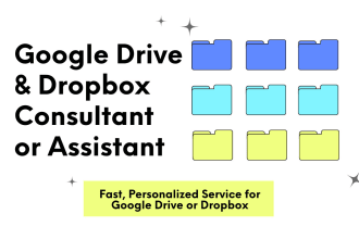 provide virtual assistance with google drive and dropbox