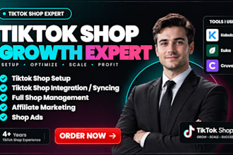 setup tiktok shop, tiktok shop affiliate marketing and gmv max ads