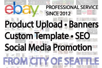 do ebay product listing, ebay listing, banner, template